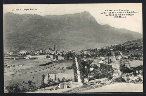 Cpa embrun vur prise - embrun,,